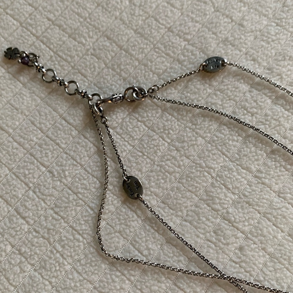 Lucky Brand dual strand reversible necklace - Picture 3 of 9